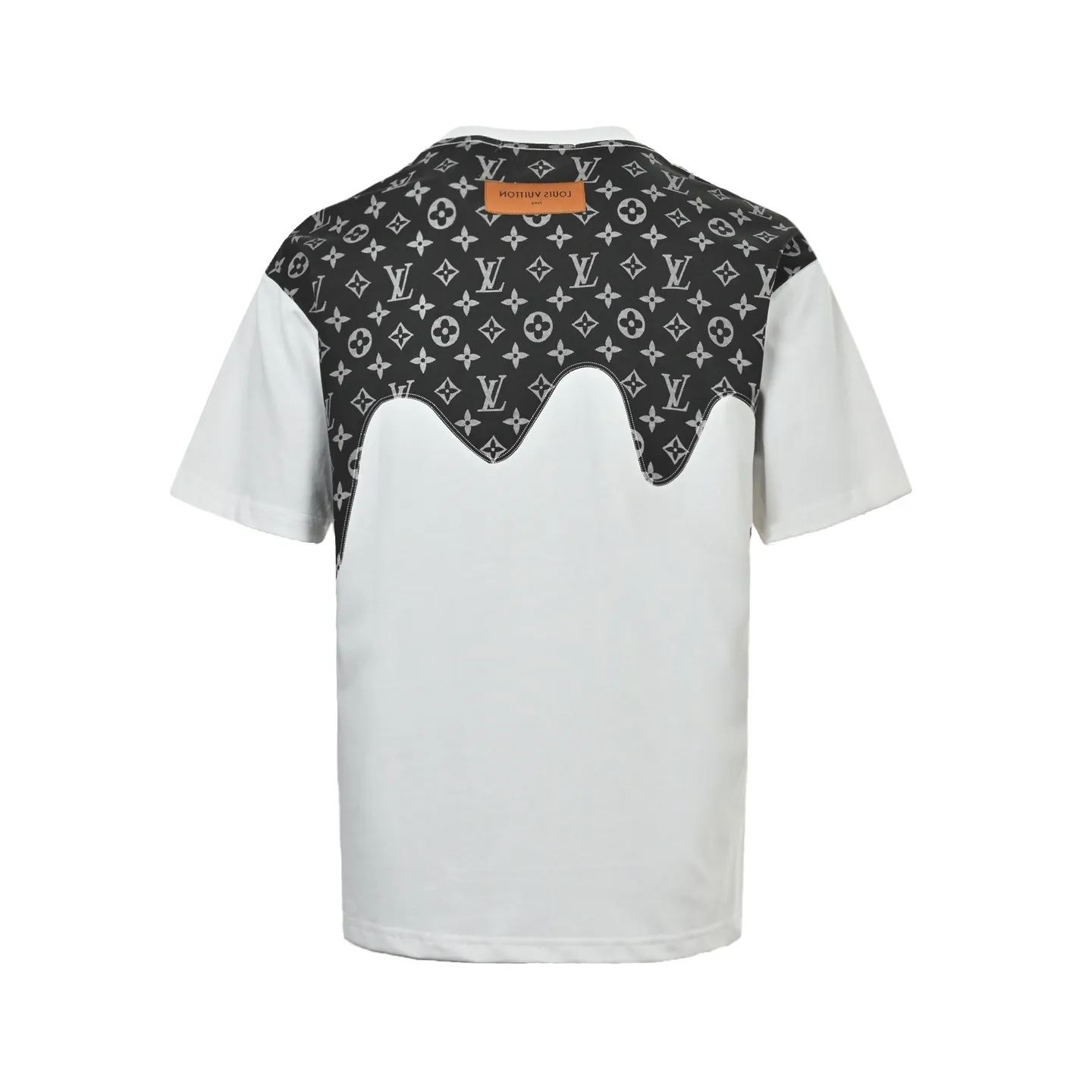 Louis Vuitton/Louis Vuitton presbyopic patchwork printed short sleeves